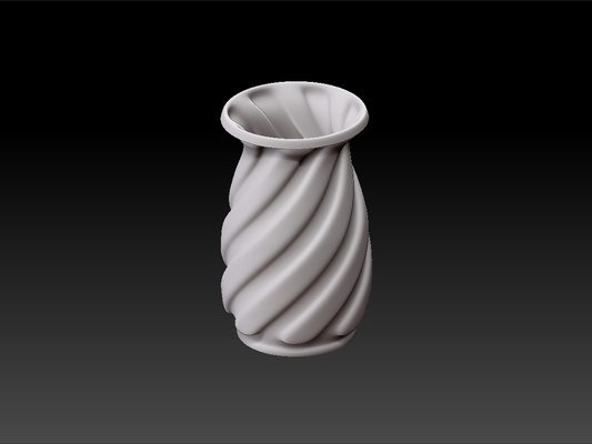 vase moderno vaso mofo on escrivaninha teste modelo surpreendente animal real beleza lindo brilhante realeza 3d print model - Mito3D