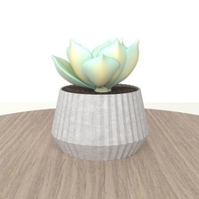 vaso plantar casa Panela flores 3d print model - Mito3D