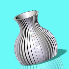 vase home flower pot plant plants 3d print model - Mito3D