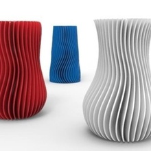 vase l'art 3d print model - Mito3D