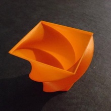 vase art interactive 3d print model - Mito3D