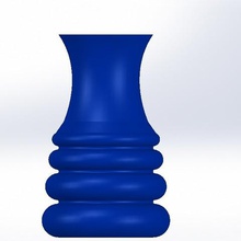 vase gadget flower 3d print model - Mito3D