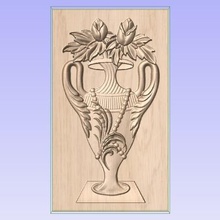 vase various relief bas stl 3d 3d print model - Mito3D