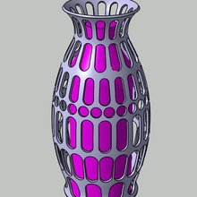 vase l'architecture 3d print model - Mito3D