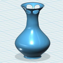 vase home 3d print model - Mito3D