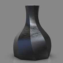 vaso interni fiore design arte modalità decorazione pentola stile supporto moderno semplice curva 3d print model - Mito3D