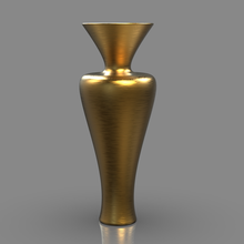 vase interior flower design art mode decoration pot style support modern simple curve 3d print model - Mito3D