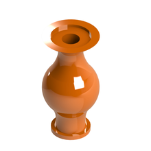 vase la maison de fleurs pichet 3d print model - Mito3D
