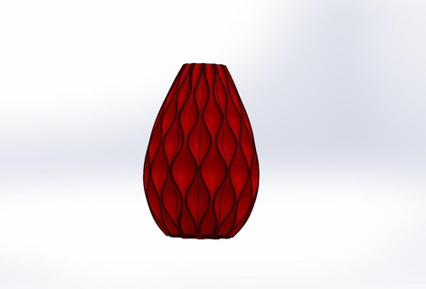 vase fleur table 3d print model - Mito3D