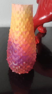 vase pot flower cool decoration spiral fun home 3d print model - Mito3D