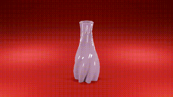 vaso flor filamento casa decoração modo 3d print model - Mito3D