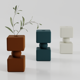 vase planteur décor intérieur conception poterie 3d 3d print model - Mito3D