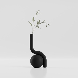 vase decor plants furniture home 3d print model - Mito3D