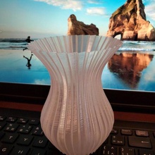 vase Kunst spiral 3d print model - Mito3D