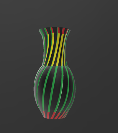 vazo çiçekler konteyner vazolar görüntüle 3d print model - Mito3D
