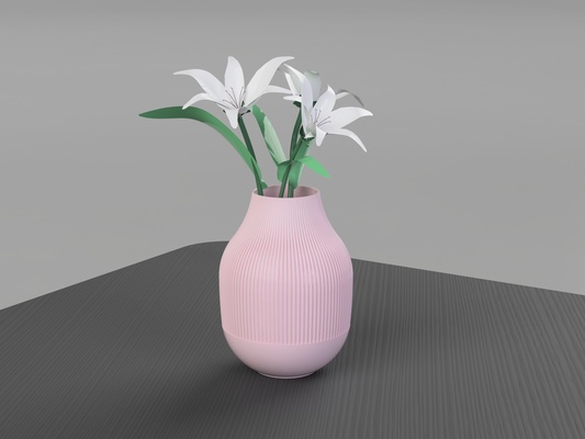 vase zuhause haus 3d druckbar modern geometrisch dekorativ dekor blume anpassbar minimalistisch glatt design eco friendly einzigartig desktop leben zimmer künstlerisch pflanzen innere klein stl 3d print model - Mito3D