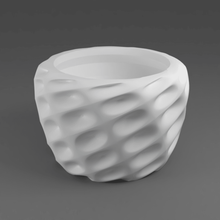 vase home gardening plant planter pot plants pattern texture parametric 3d print model - Mito3D