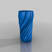 vase home flower pot water bottle household 3d print model - Mito3D