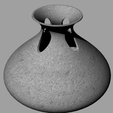vase flower 3d print model - Mito3D