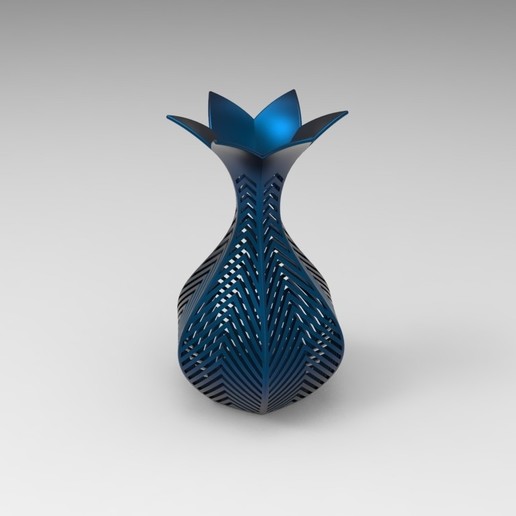 vazo tencere çiçek dekorasyon 3D print model - Mito3D