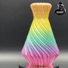 vase ''freedom'' special edition Home spiral art decoration decor homedecor design creative easy print flower modern simple plants desk elegant vases 3d print model - Mito3D