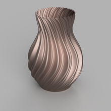 vase - suppléant de torsion l'onde art la vague twist mode 3d print model - Mito3D