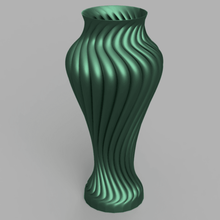 vase - classic art wave mode 3d print model - Mito3D