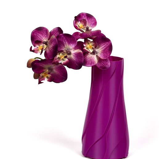 vase - flower model tulip decoration parametric design 3D print model - Mito3D