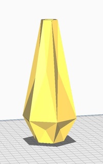 vaso geometrico 3d print model - Mito3D