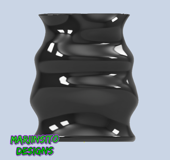 vase - flower flowers minimalist art 3d print model - Mito3D