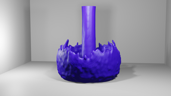 Vase Wasser tropfen Kunst Blume Geschenk Mütter Stift Halter Unterstützung Schreibtisch 3d print model - Mito3D