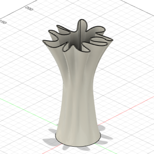 vase 0018 pot house flower flowers decoration decorating modern contemporary 3D print model - Mito3D