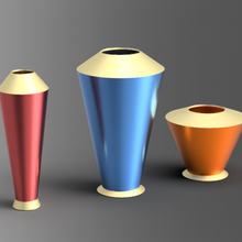vase 04 emperol dish 3d print model - Mito3D