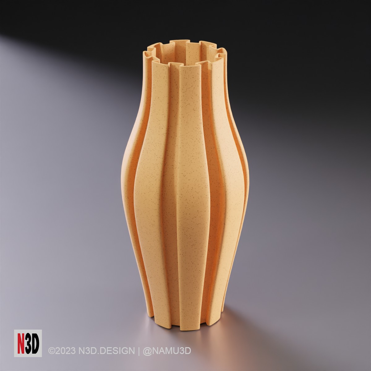 vase 1022 ruban vases mode vasemode petit géométrique fleur plante spirale low poly tordu tourbillon moderne biologique bonsaï planteur cactus pot stl 3D print model - Mito3D