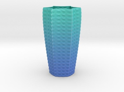 Vase 17p Vase Glas Vase Vase dekorativ dekorativ 3d print model - Mito3D