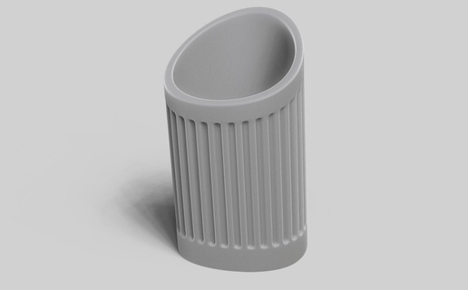 vazo 2 vazolar 3d yazdırılabilir dekoratif tencere konteyner 3d print model - Mito3D