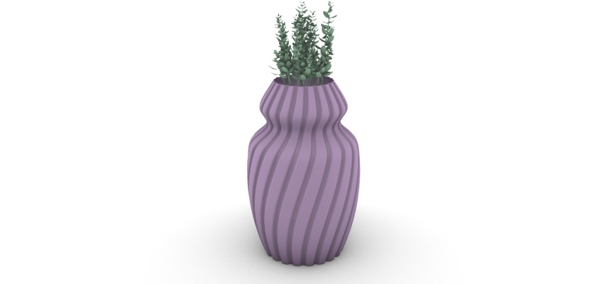 vase 2 home decoration architecture 3d print model - Mito3D