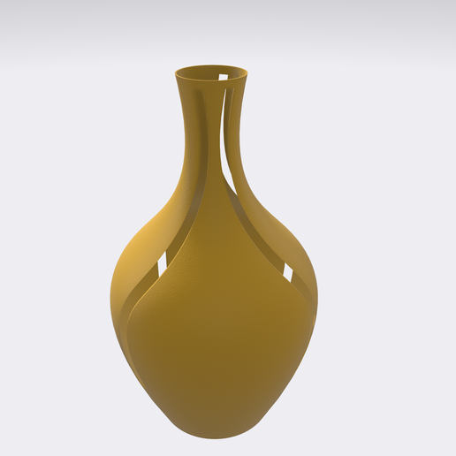Vase 25 3D print model - Mito3D