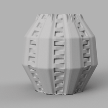 vase 28 art flower pot house decoration plant design garden 3d print model - Mito3D