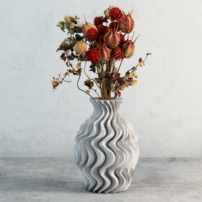 vase 35 1 home 3d print model - Mito3D