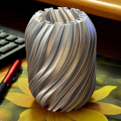 vase 402 container pot pencil pen 3D print model - Mito3D