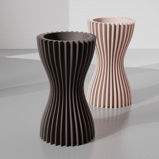 vase 40a - slim 3D print model - Mito3D