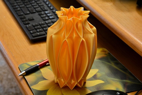 Vase 619 Container Topf Blume 3d print model - Mito3D