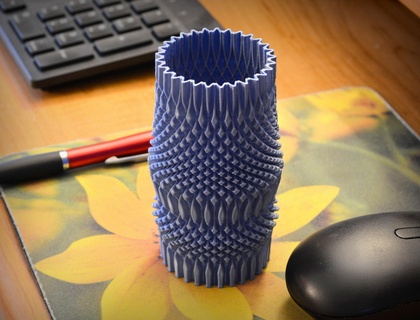 vase 748 container pot pencil cup pen 3d print model - Mito3D