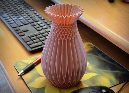 Vase 847 Container Topf Blume 3d print model - Mito3D