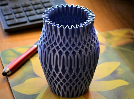 Vase 924 Zuhause Haus Vase Container Topf Bleistift Tasse Stift Tasse 3d print model - Mito3D