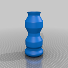 vase angle flower pot decor 3d print model - Mito3D