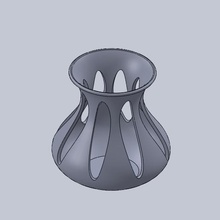 vase art 1 pot conception décoration 3d print model - Mito3D