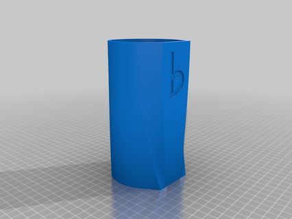 vaso mol Piatto cl sol fiore solfeggio contorto vasi modalità arte 3d print model - Mito3D