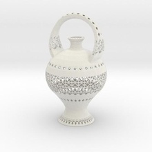 vaso 1427bj a casa copo de vidro o flor flores plantador 3d print model - Mito3D